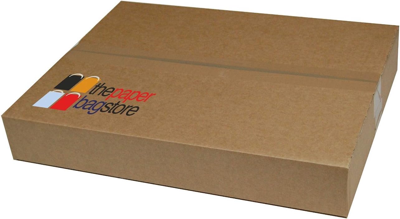 Thepaperbagstore 30 Light Pink/White Stripe Medium Paper Bags with Handles, 25x11x31cm - Image 4