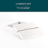 BELCRAFT Luni Medium Leather Tidy Tray, Handmade Italian Style, Black view 6