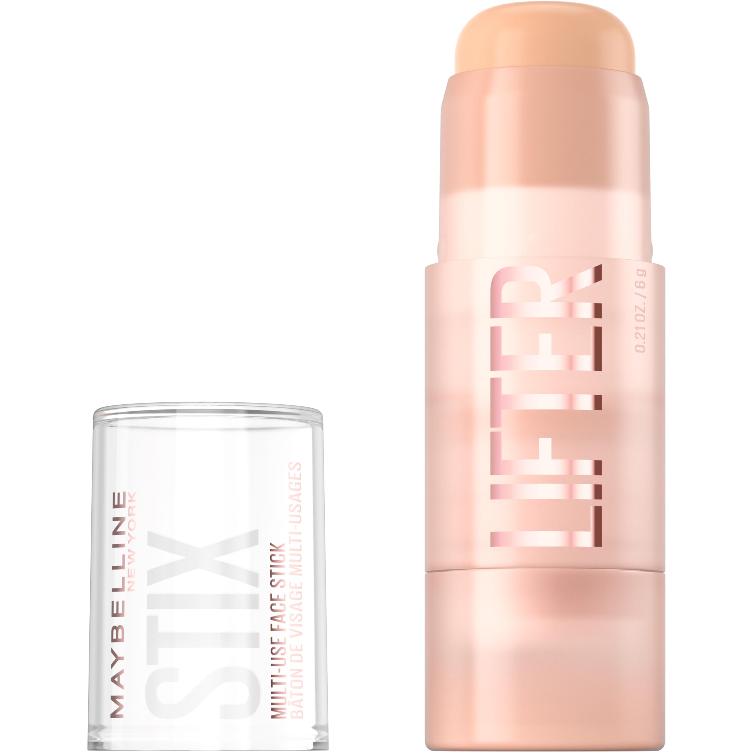 Photo 1 of Maybelline Lifter Stix Multi-Use Face Stick - Contour, Bronzer, Concealer and Foundation Stick, All-In-One Creamy Face Makeup with Cranberry Seed Oil, 10, 1 Count