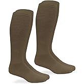 Jefferies Socks mens Women's Unisex Military Ultra-dri Tactical Over the Calf Boot Socks 2 Pack