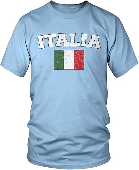 メンズイタリア国旗 イタリア国旗 ラブイタリアtシャツ