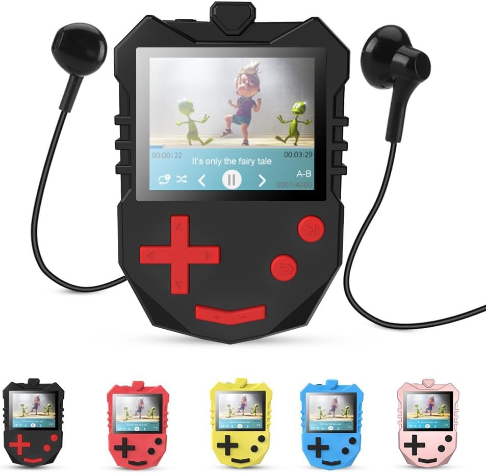 AGPTEK MP3 Player for Kids, Portable 8GB Music Player with