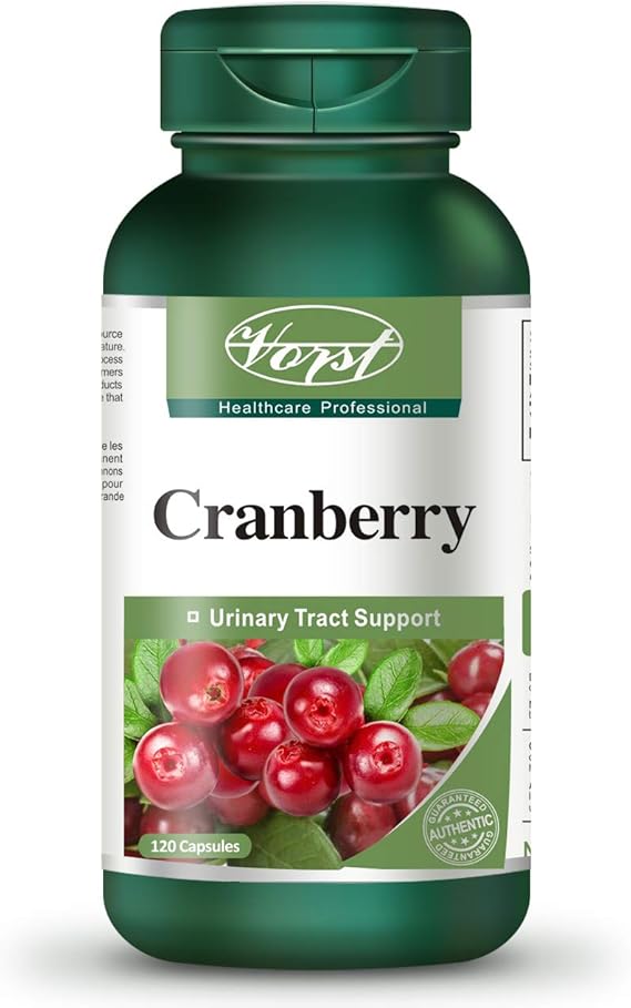 Vorst Cranberry 500mg 121 Extract 120 Capsules UTI Urinary Tract