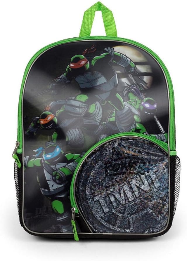 Fashion Accessory Bazaar Nickelodeon Teenage Mutant Ninja Turtles Half Shell Hero Backpack Ninja Power