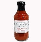 SouthernAirs Peach Bourbon Flavored / Natural Regional Flavor / Barbecue Sauce/ 19oz