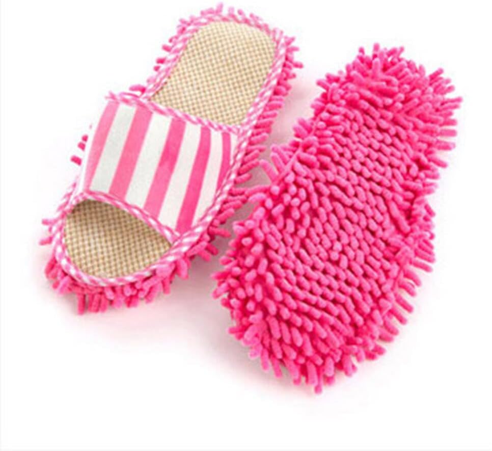 Aohro 1 Pair Women Dust Mop Slippers Washable Summer Amazon.co.uk Electronics