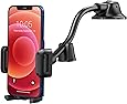Mpow Car Phone Mount, Dashboard Windshield Car Phone Holder with Long Arm, Strong Sticky Gel Suction Cup, Anti-Shake Stabilizer Compatible iPhone 12 11 pro/11 pro max/XS/XR/X/8/7,Galaxy, Moto and More