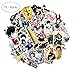 Vinyl Skateboards Stickers 73pcs, Echeer My Hero Academia Laptop Stickers Anime Cartoon Waterproof Stickers for Laptop Car Bicycle Skateboards Luggage Decal