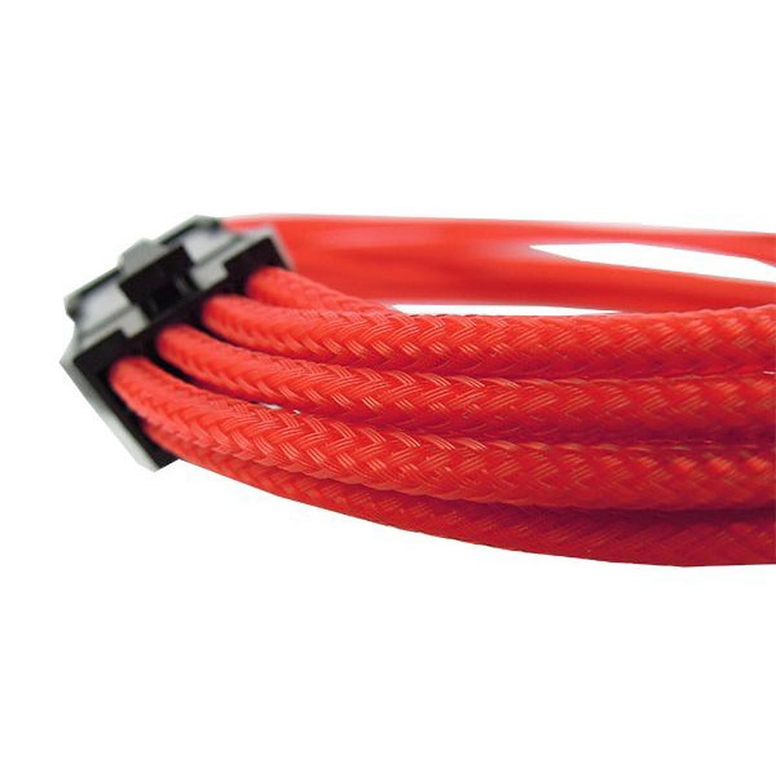 Gelid Solutions Cable 6-2 PIN PCI-E | Single Sleeve Red | AWG 18 | Sizes 30cm | Color: red — image 1