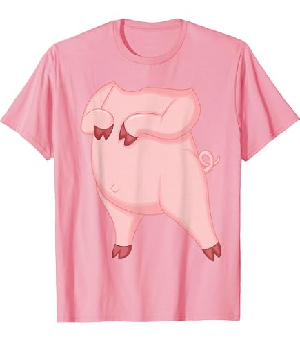 Amazon.com: Pig Face Shirt Adult Kids Men Women Pig Face Costume T
