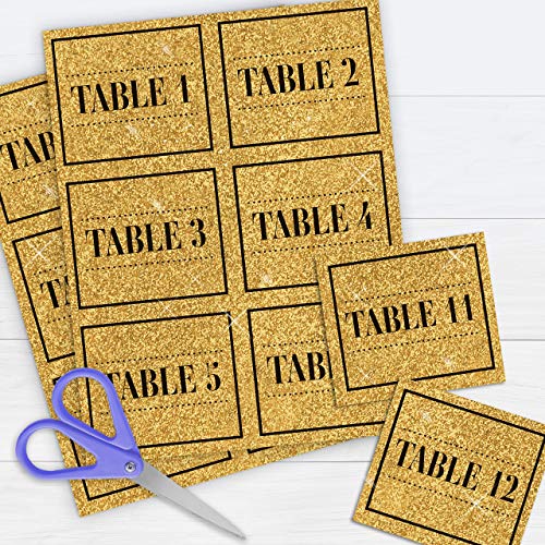 Printworks Printable Gold Glitter Cardstock, Perfect for Holiday School ...