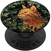 Orange Tabby Cat PopSockets Adhesive PopGrip