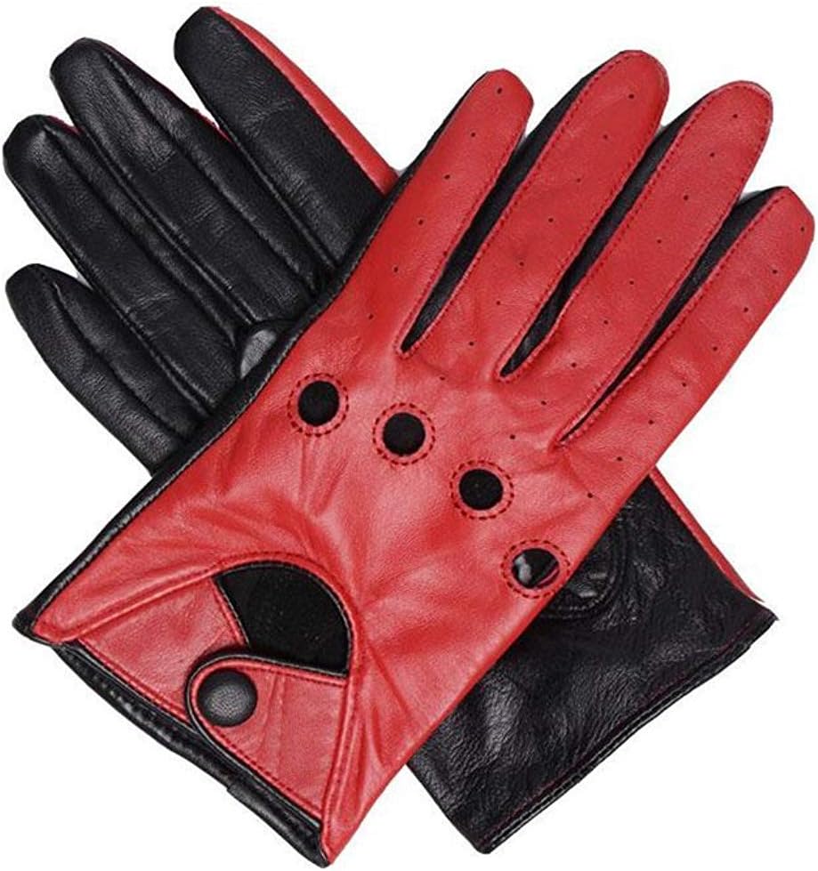 Stella Womens Waterproof Touchscreen Genuine Leather Winter Gloves for Driving, Cycling, Outdoor Workwear, Travel, Riding, Motorcycle, Snow/Cold Weather, Fleece Lined