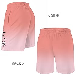 Men's Swim Trunks Hawaiian Bathing Mesh Lining Suit