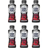 Fairlife Core Power Protein Shake, Ready to Drink Strawberry Protein Shakes, 14 fl oz, 42gm (Strawberry flavor, Pack of 6 Bottles) by Baxter Expresss