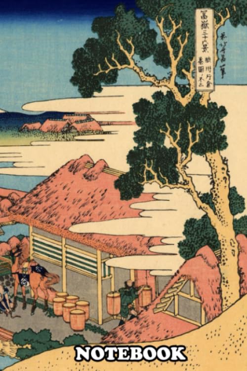 Notebook: Mount Fuji Seen From The Tea Plantation At Katakura In , Journal for Writing, College Ruled Size 6" x 9", 110 Pages