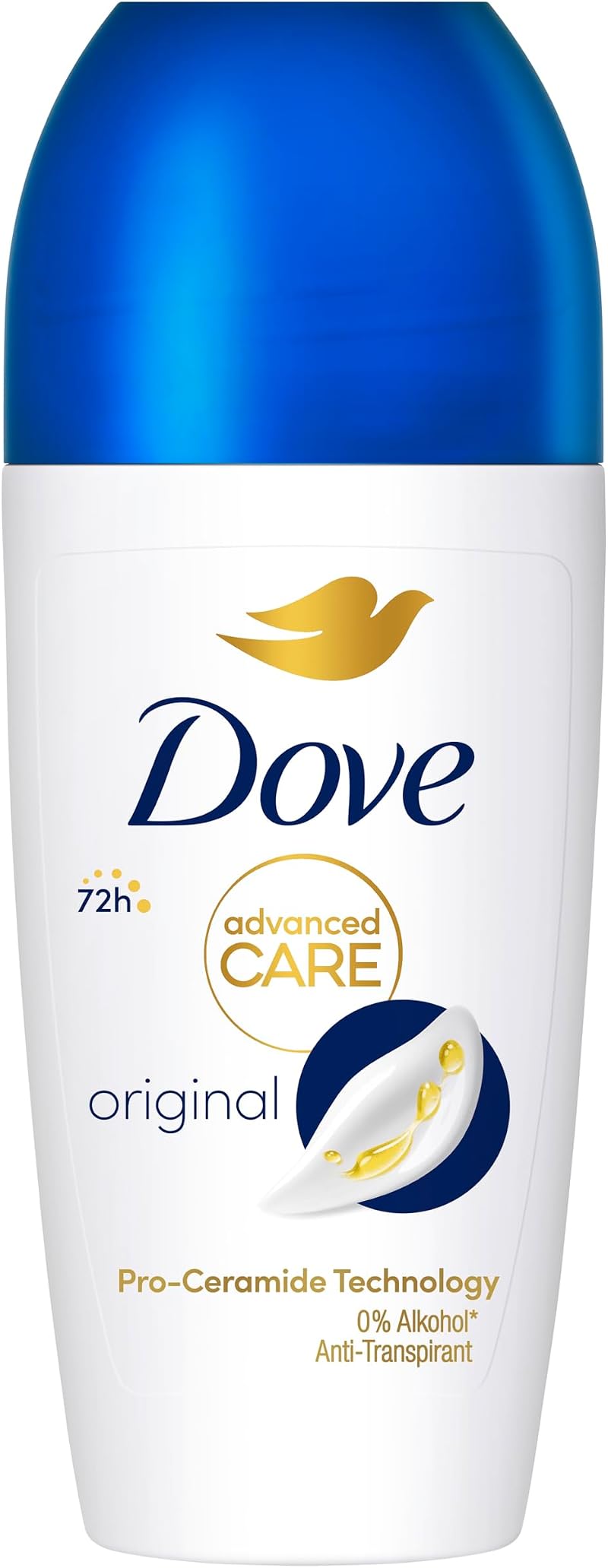 Dove Advanced Care Original Anti-Perspirant Deodorant Roll On Women 72h 50ml