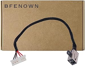 Bfenown DC Power Jack Harness Cable Replacement for Dell Inspiron 3452 3459 14-3451 14-3452 14-3458 14-5455 14-5458 15-3551 15-3552 15-3558 15-5000 15-5555 15-5558 Ryx4j