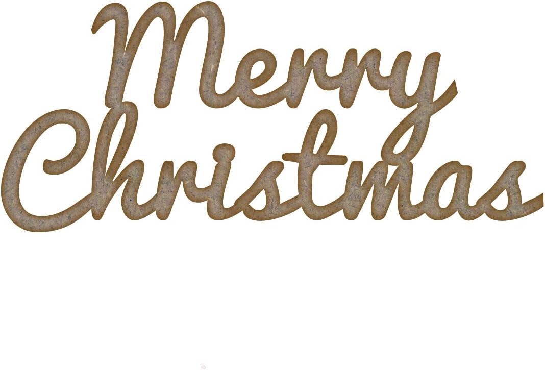 Download Merry Christmas Quote Mdf Laser Cut Craft Blanks Small Amazon Co Uk Kitchen Home 3D SVG Files Ideas | SVG, Paper Crafts, SVG File