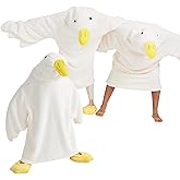 BRAFFWNE Wearable Blanket Hoodie, Oversized Blanket Hooded, Coverage with Easy Movement, Warm and Cozy Flannel, Gift for Kids