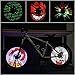 CYCPLUS Bike Wheel Lights Bicycle Spoke Lights Ultra Bright LED USB Rechargeable Bike Light APP Programmable DIY Pics Rainproof Rim Accessor XuanWheel APP for DIY Safe and Cool
