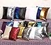 Reversible Sequin Mermaid Glitter Sofa Cushion Cover Pillow (White and Gold)