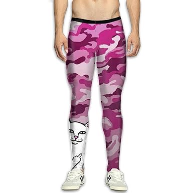 Coolcondi Middle Finger Fitness Compression Pantsrunning