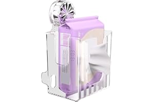 Wall-Mounted Tissue Box Holder,Wet Wipe Holder Bathroom - Anti-Slip Refillable Suction Paper Towel Dispenser for Dorm Makeup 