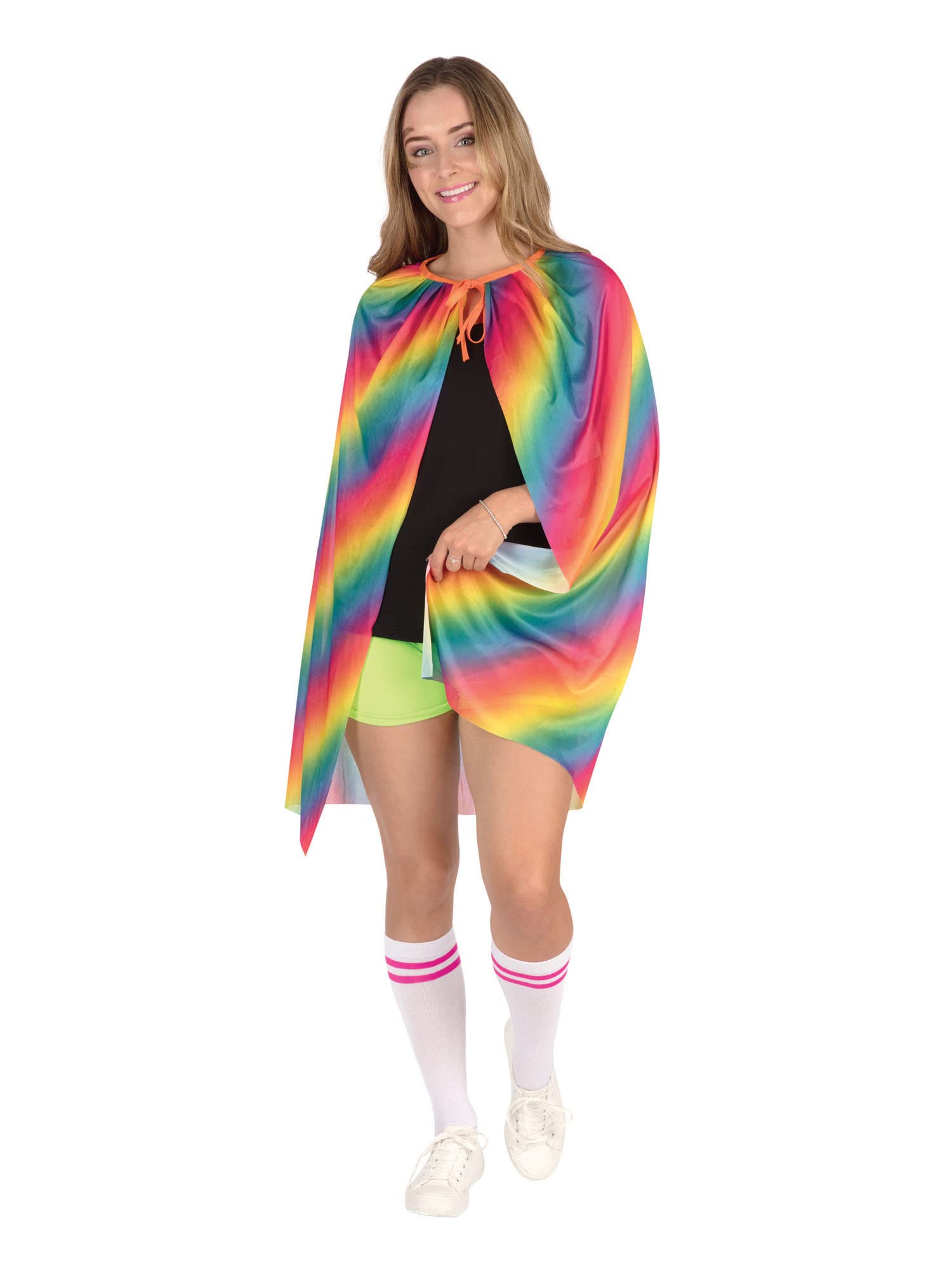 Bristol Novelty AF132 Rainbow Cape (Adult), Women Halloween