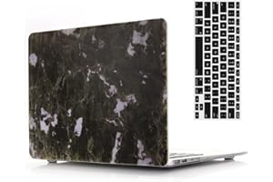 MacBook Pro 13'' with Retina Display' Case and Keyboard Cover,AICOO Marble Hard Case Cover with Keyboard Protector for Laptop