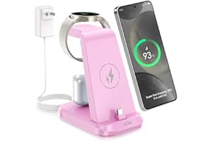 VCVS 36W USB C Super Fast Charging Station for Samsung Phones Watches Earbuds, 3 in 1 Charger for Samsung Galaxy Watch Ultra/7/6/5/4/3, Galaxy S24/S23/S22/21/20,Note20/10,Z Fold/Flip 5/4,USB-C Buds