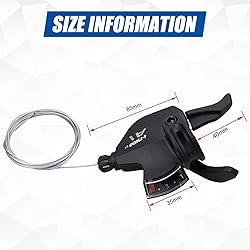 WEEROCK Bike Shifter Lever 6 Speeds Right Thumb