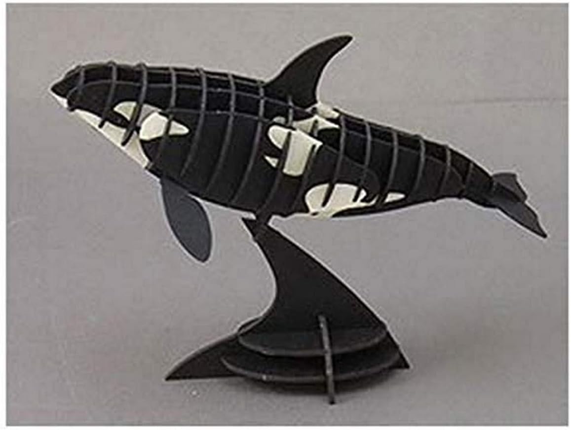 Amazon Co Jp 3dペーパーパズル シャチ ウラノ ペーパークラフト パズル ホーム キッチン