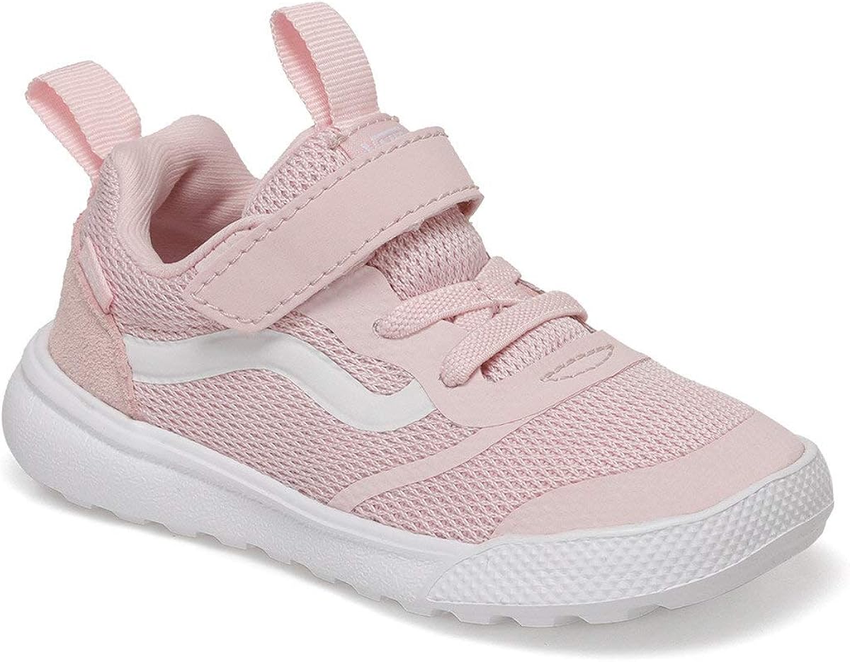 pink and white toddler vans