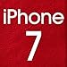 JISONCASE iPhone 7 Case Genuine Leather Hard Back Case Slim Fit Protective Cover Snap on Case for iPhone 7 [Red]-JS-IP7-02A30