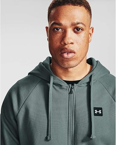 men's ua rival fleece fitted full zip hoodie