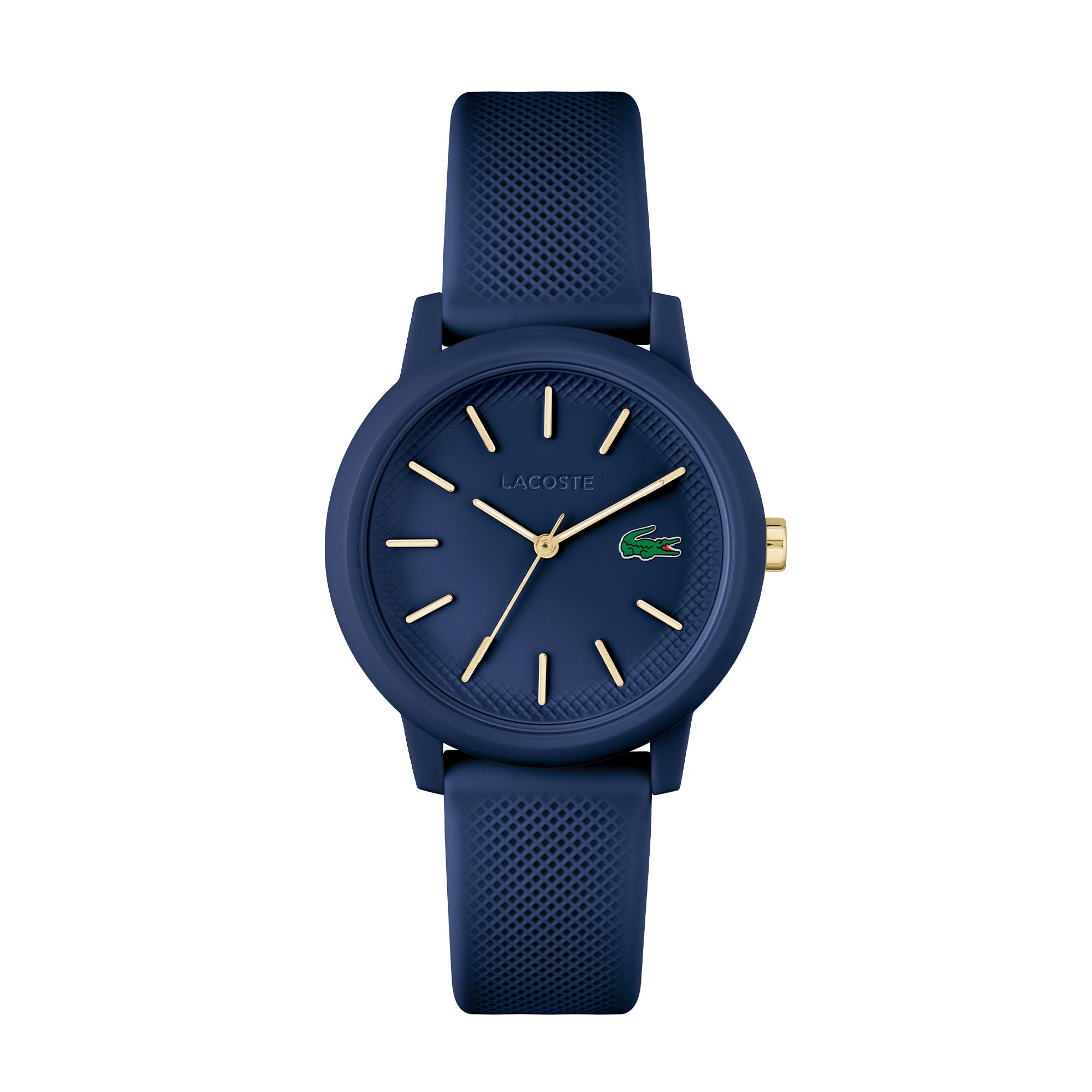 Lacoste Analogue Quartz Watch for Women LACOSTE.12.12 Collection with Navy Blue Silicone Bracelet - 2001271 — image 1
