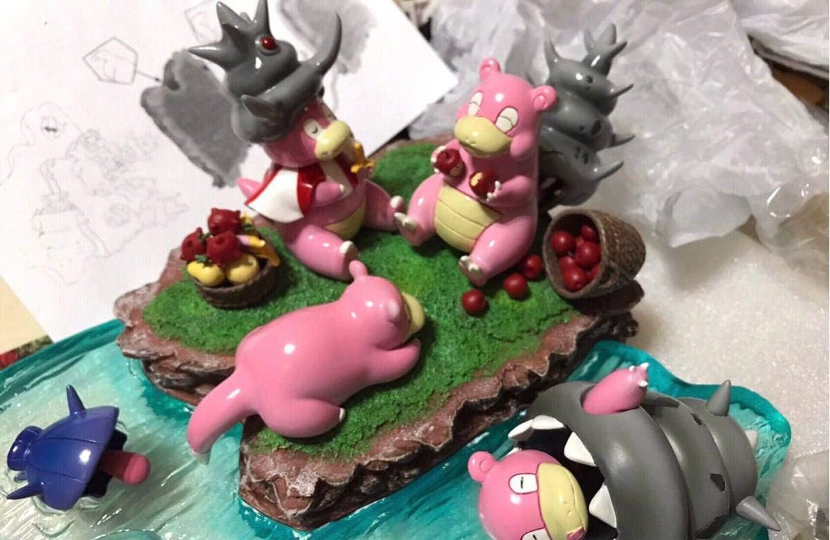 Amazon ポケモンモンスターフィギュア 海外限定品フィギュア ガレージキット 塗装済完成品 ヤドン フィギュア ドール 通販