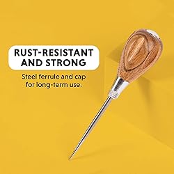 General Tools Scratch Awl Tool with Hardwood Handle