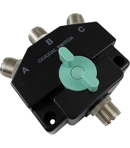 VHF/UHFスイッチボックス Amazon.com: Anteenna TW-102BLUE 2 Position Coaxial Switch for 144