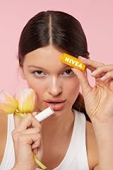 NIVEA Mango Shine Lip Balm 4.8 g with Jojoba Oil Pack of 12 view 3
