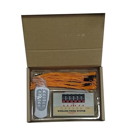 Funkzündanlage mit 6 Anschlüssen / Kanälen