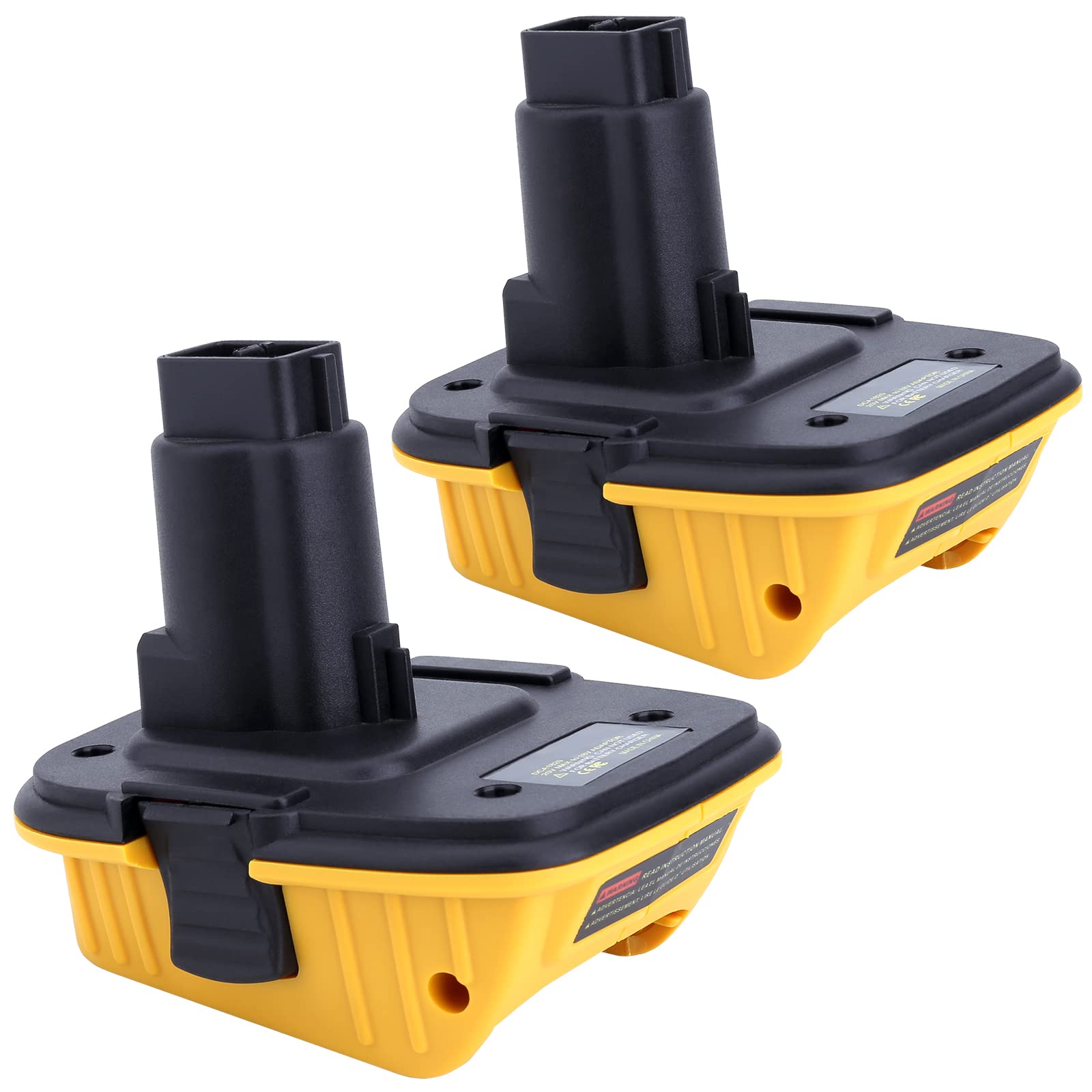 Photo 1 of Kotoate 2Pack DCA1820 Battery Adapter Compatible with Dewalt 18V Tools, Compatible with Dewalt 18V to 20V Adapter, Convert 20 Volt Lithium Battery DCB201 DCB206 to 18 Volt Nicad DC9096 DE9095