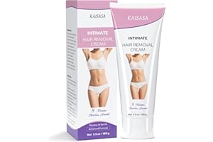 JUANCHI Hair Removal Cream for Women, Intimate Skin Friendly Depilatory Cream for Unwanted Hair in Underarms, Private Parts, Pubic & Bikini Area, Painless Flawless Depilatory Cream, Sensitive Formula