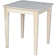 International Concepts Tall Shaker End Table, Unfinished