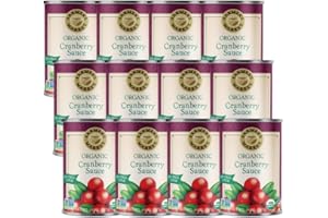 FARMER'S MARKET GOOD FOR YOU GOOD FOR THE WORLD Farmer's Market Organic Cranberry Sauce, Whole Berry, 14 OZ Cans (Pack of 12)