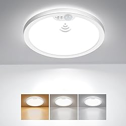 BLNAN Motion Sensor Ceiling Light Wired, 8.7 Inch