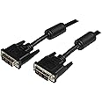 StarTech.com DVI Cable - 10 ft - Single Link - Male to Male Cable - 1920x1200 - DVI-D Cable - Computer Monitor Cable - DVI Cord - DVI to DVI Cable (DVIDSMM10)