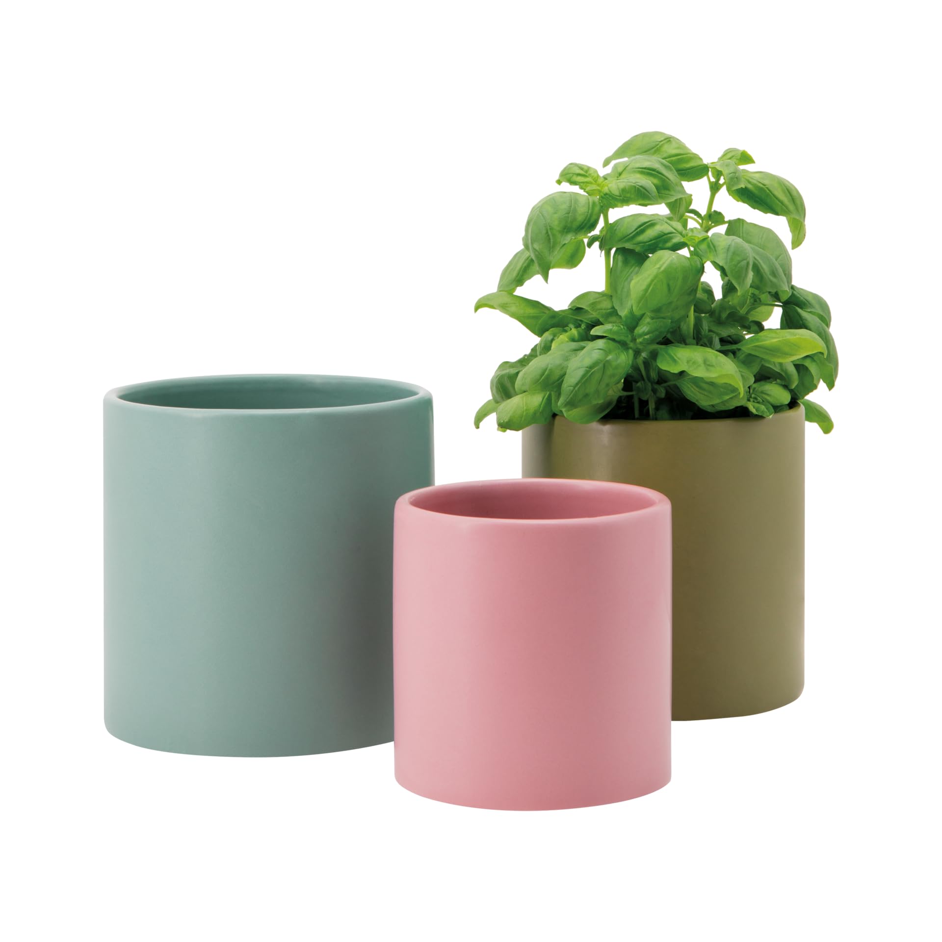 REMEMBER Turin Plant Pots Set of 3 for Standard Herb Pots Modern Plant Pots