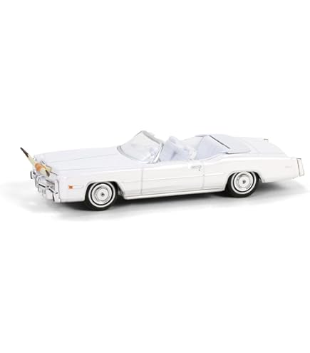 Amazon.com: 1976 Eldorado Convertible White with Red and Blue